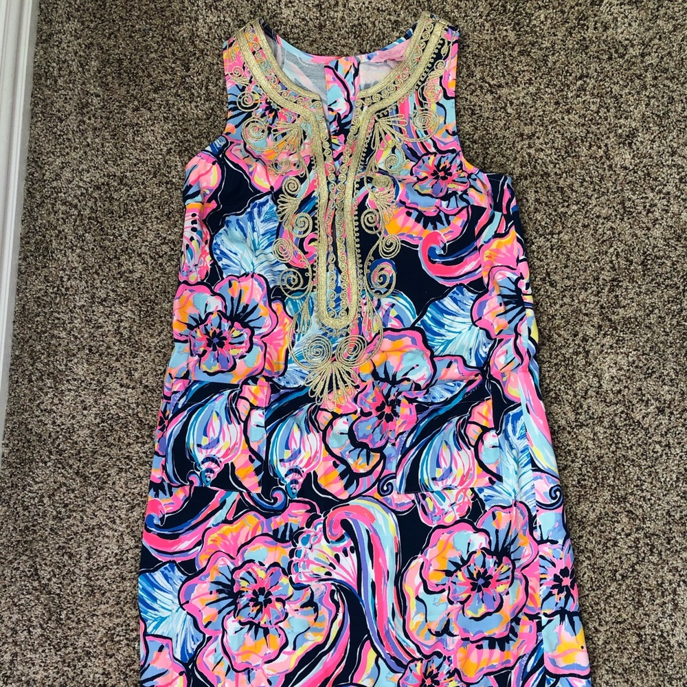 Lilly Pulitzer Carlotta Stretch Shift Dress, 0